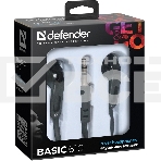 Наушники Defender Basic-610 кабель 1,1 м черный, фото4