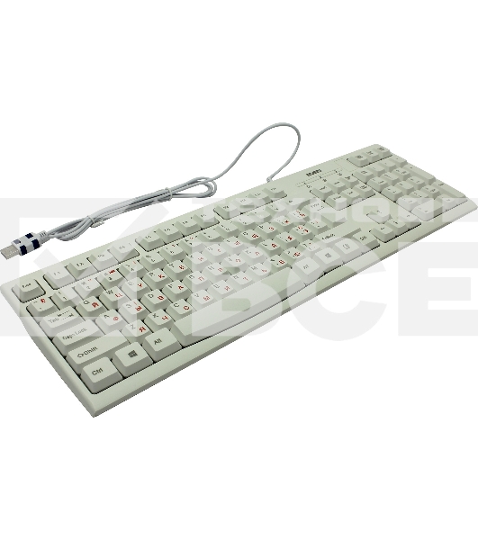 Клавиатура проводная SVEN KB-S300 белая