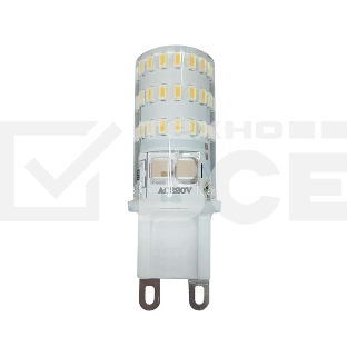 Лампа светодиодная PLED-G9 5Вт капсульная 2700К тепл. бел. G9 300лм 220-230В JazzWay 1032102B