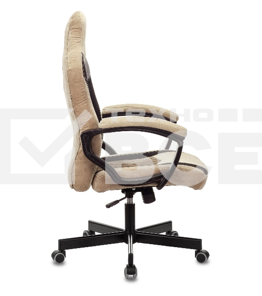 Кресло игровое Бюрократ VIKING 6 KNIGHT BR FABRIC коричневый, крестовина металл/пластик