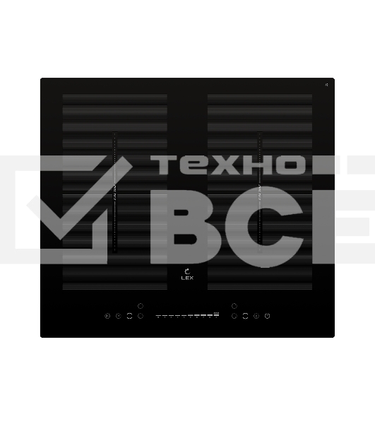 Индукционная варочная панель LEX EVI 640 F BL черный