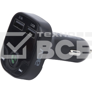 Автомобильный FM-модулятор ACV FMT-120B черный MicroSD BT USB (37574)