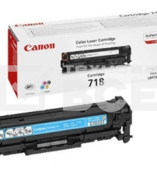 Картридж лазерный Canon Cartridge 718C (2661B002) голубой (2900 стр.) для Canon LBP7200/MF8330/8350