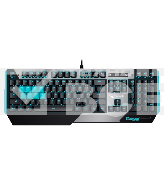 Клавиатура проводная A4Tech Bloody B865 USB серый/черный