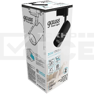Система трековая Gauss TR084 20Вт 4000K цв.св.:белый нейтральный черный