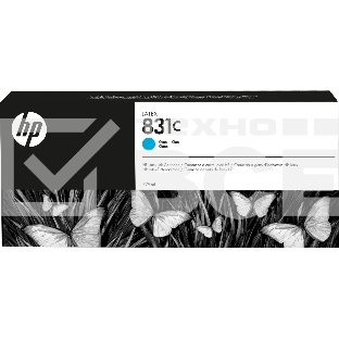 Картридж струйный HP 831C 775ml Cyan Latex Ink Cartridge