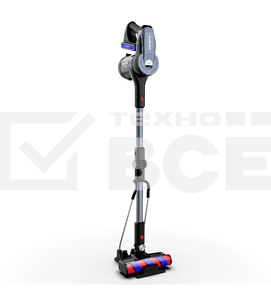 Пылесос Polaris PVCS 7090 HandStick PRO Aqua 450Вт жемчужный/серый