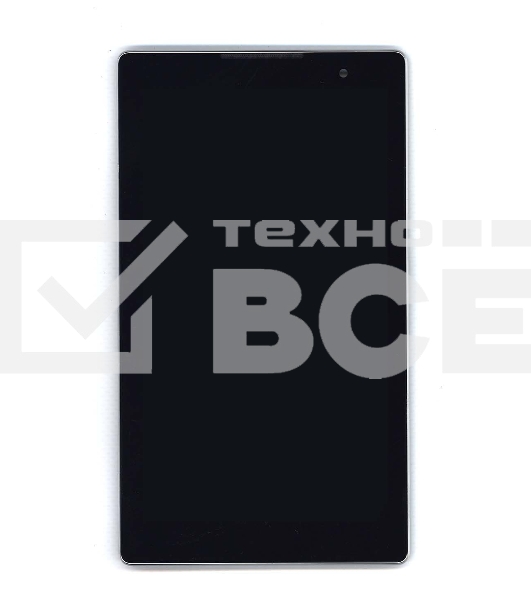 Модуль (матрица + тачскрин) для Asus ZenPad C 7.0 Z170C черный с серебристой рамкой