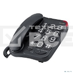 Телефон проводной teXet TX-201 черный, фото3