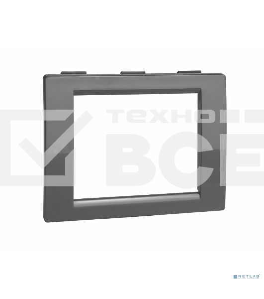 Рамка универсальная, 2 модуля, черный, RAL 9005 DKC/ДКС F00011B In-Liner Aero