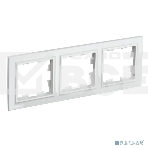 Рамка 3-мест. IEK BRITE РУ-3-БрБ бел., фото3