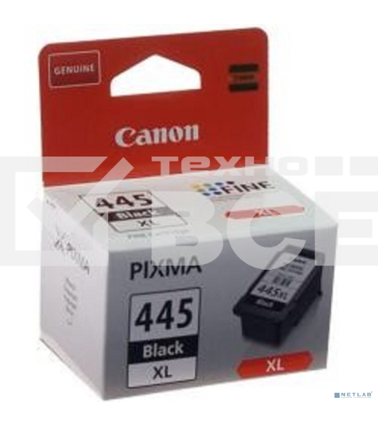 Картридж струйный Canon PG-445XL (8282B001), для Canon MG2540, Черный, 400 стр.
