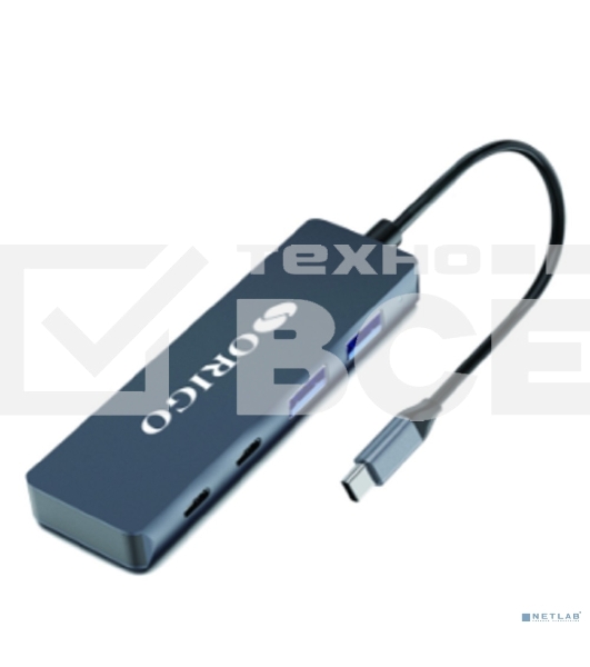 Концентратор ORIGO OU3340C/A1A USB-C, 2xUSB 3.0, 2xUSB-C