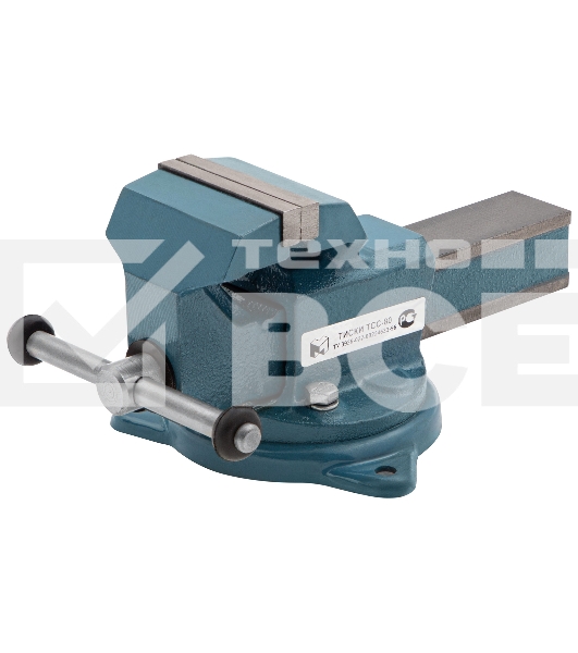 Тиски Россия слесарные,80 мм,поворотные 18662