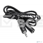 Кабель-удлинитель аудио Buro Jack 3.5 (m)/Jack 3.5 (f) 2м. черный, фото2