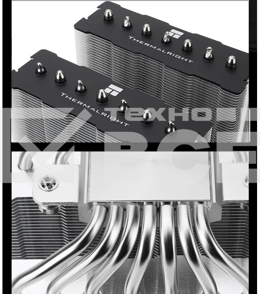 Кулер Thermalright Phantom Spirit 120 SE ARGB Soc-AM5/AM4/1151/1200/1700 черный 4-pin 25.6dB Al+Cu 765gr Ret (PS120-SE-ARGB)