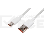 Кабель USB2.0 Cablexpert CC-USB2-AMCM-66W-1M-W, AM/Type-C, 6A, 66Вт, QC3.0, 1м, медь, белый, пакет, фото3
