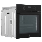 Электрический духовой шкаф Electrolux с конвекцией, приготовление на пару,объем 72 л, утапливаемые переключатели, 10 режимов, автопрограммы, очистка пиролитическая, 3 стекла в дверце, направляющие проволочные + телескопические (1 уровень), термощуп, фото10