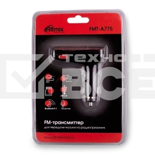 Автомобильный FM-трансмиттер  RITMIX FMT-A775 