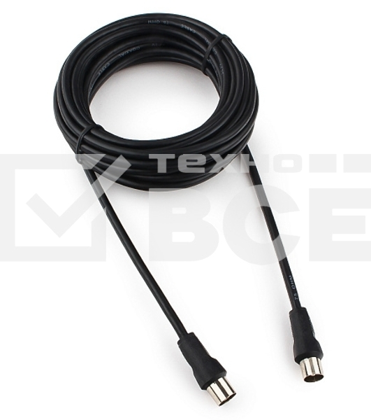 Кабель телевизионный Cablexpert, CCV-515-5M, Coaxial M/F, 5м