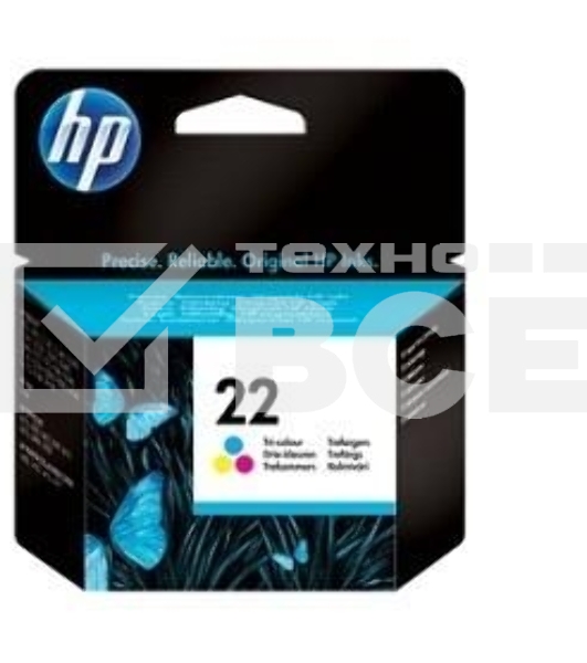 Картридж струйный HP 22 C9352AE многоцветный для HP DJ 3920/3940/PSC 1410 (165стр.)