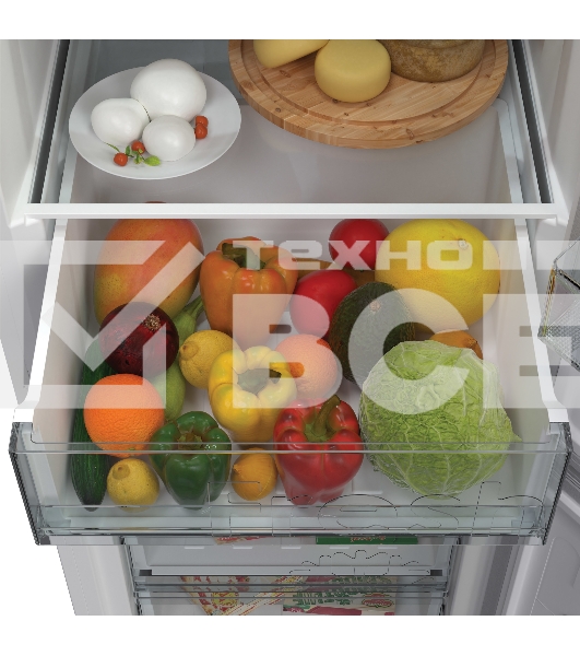 Холодильник Candy CCRN 6180W белый двухкамерный 227/106 л морозилка снизу, No Frost