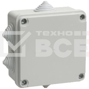Коробка распаячная ОП 100х100х50 IP55 KM41234 ИЭК UKO11-100-100-050-K41-55