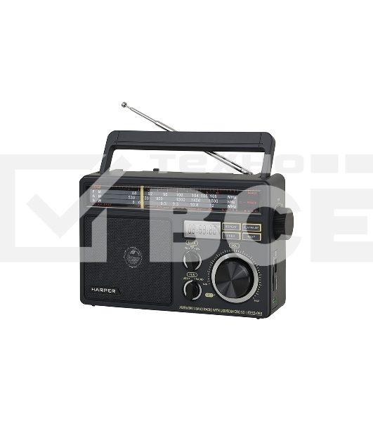 Радиоприемник Harper HDRS-099 (Дисплей; USB; SD карта; радио)