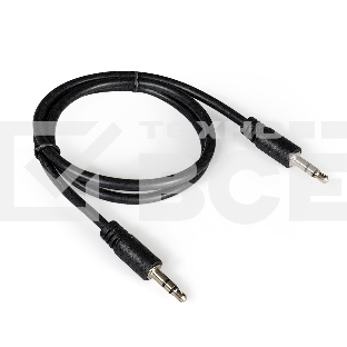 Кабель аудио Exegate EX284941RUS EX-CCA-404-0.5 (3.5mm Jack M/3.5mm Jack M, 0,5м, позолоченные контакты)