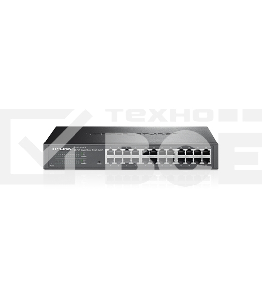 Коммутатор TP-Link SMB TL-SG1024DE 24-Port Gigabit Easy Smart Switch, 24 10/100/100Mbps RJ45 ports, MTU/Port/Tag-based VLAN, QoS, IGMP Snooping