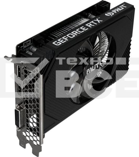 Видеокарта Palit PA-RTX3050 STORMX 8GB RTX 3050 8Gb 128bit GDDR6 1042/14000 DVIx1 HDMIx1 DPx1 HDCP Ret