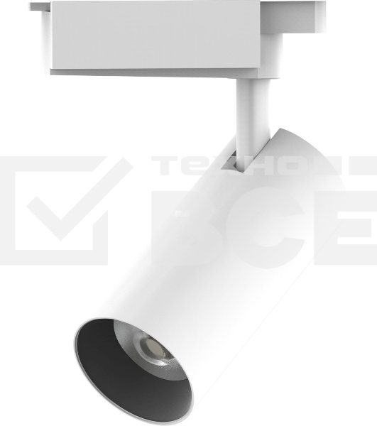 Светильник GAUSS трековый цилиндр 20W 1760lm 4000K 180-220V IP20 65*206мм белый LED 1/40 TR083