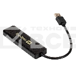 Хаб USB (концентратор) ExeGate DUB-4P/1 (кабель-адаптер USB3.0 --> 4xUSB3.0, Plug&Play, черный), фото3