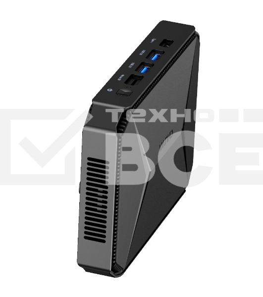 Компьютер Chuwi HeroBox Intel N-series N100(0.8Ghz)/8192Mb/256SSDGb/Int:Intel UHD Graphics 600/BT/WiFi/war 1y/0.59kg/Black/Win11Home + BT5.2/USB3.0*2, USB2.0*2/HDMI 2.0 *1 (4K 60Hz)/VGA*1/M.2*2, 2280, MAX 1TB, PCIE & SATA3/Type-C*1/Ear