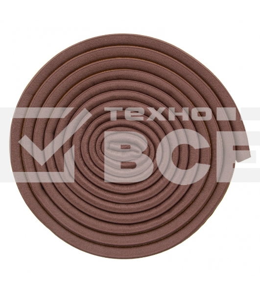 Уплотнитель резиновый Сибртех, 6 м, профиль 