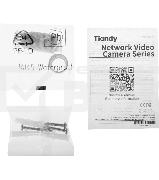 Камера видеонаблюдения IP Tiandy AK TC-C321N I3/E/Y/4mm 4-4мм цв. корп.:белый