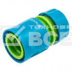 Соединитель пластмассовый быстросъемный LUXE Palisad для шланга 1/2', однокомпонентный, фото6