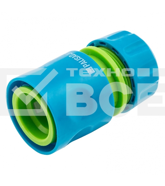 Соединитель пластмассовый быстросъемный LUXE Palisad для шланга 1/2', однокомпонентный