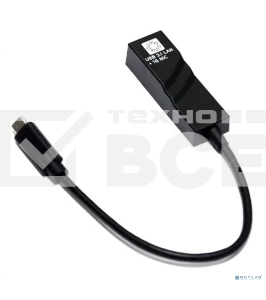 Кабель-адаптер 5bites UA3C-45-07BK   USB3.1 / RJ45 1G / BLACK