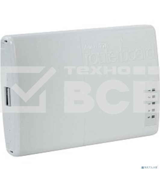 Маршрутизатор MikroTik RB750P-PBr2 PowerBox with 650MHz CPU, 64MB RAM, 5xLAN (four with PoE out), RouterOS L4, outdoor case, PSU, PoE, mounting set