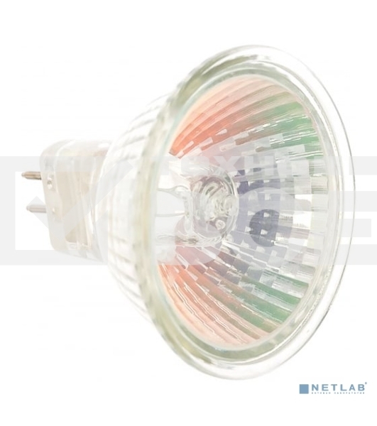 Лампа галогенная ЭРА GU5.3-JCDR (MR16) -50W-230V-Cl(10/200/6000)