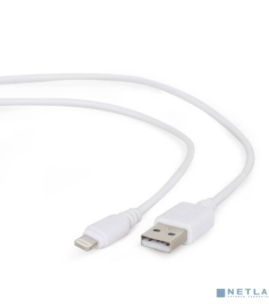 Кабель Filum USB 2.0, 1 м., белый, 2 А, разъемы: USB A male - Lightning male, пакет. (FL-C-U2-AM-LM-1M-W)
