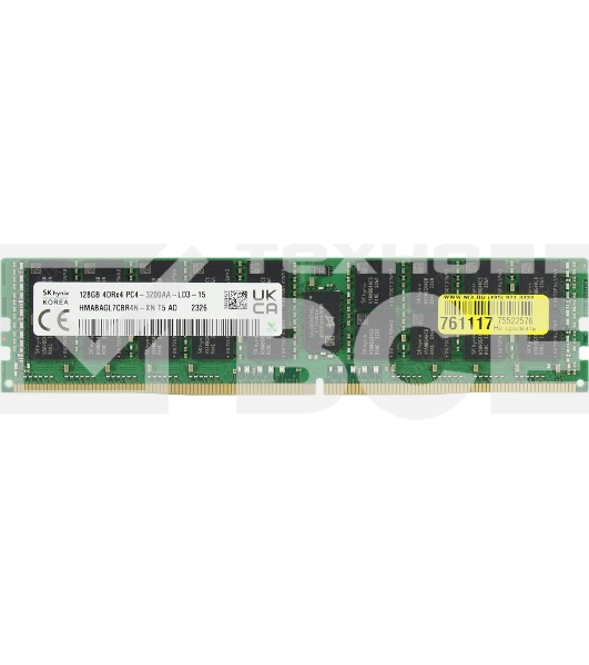 Оперативная память Hynix, DDR4, 128GB (1x128GB), 3200MHz, CL22, ECC, LRDIMM