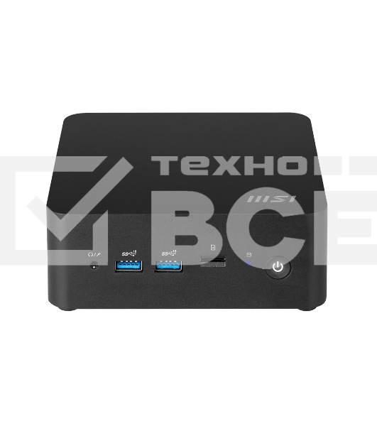 Неттоп MSI Cubi NUC 1M-045XRU Core 3 100U (1.2) 8Gb SSD512Gb Graphics CR noOS GbitEth WiFi BT 120W черный (9S6-B0B111-045)