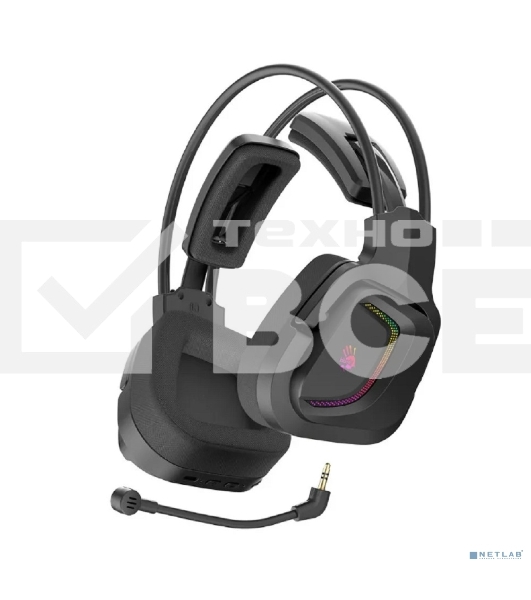 Гарнитура беспроводная с микрофоном A4Tech Bloody MR575 черный BT оголовье (MR575)
