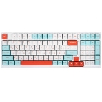 Клавиатура проводная A4Tech Fstyler FS300 (FS300 PANDA SNOWBOARDING), USB, белый/синий, фото21