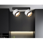 Светильник Ambrella light TN71285/2 WH/BK белый/черный GX53/2 max 12W 270*95*137, фото6