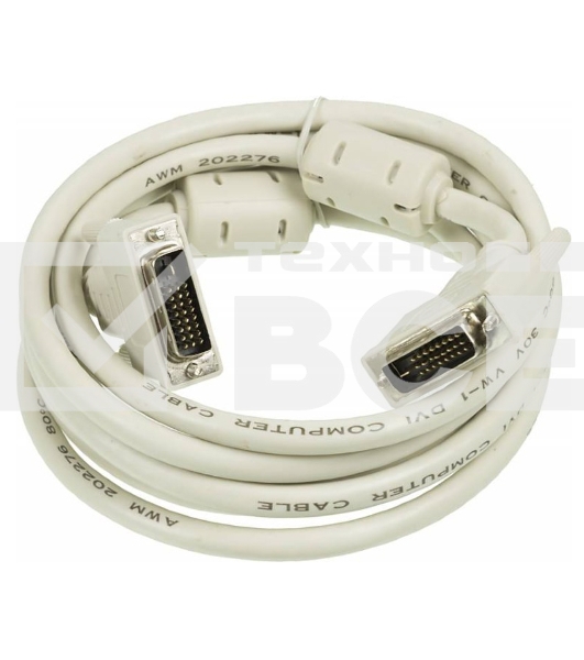 Кабель Ningbo DVI-D/DVI-D 3m Dual Link