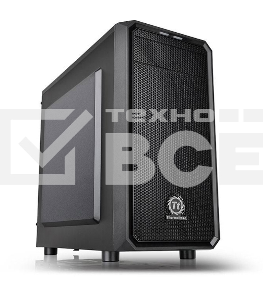 Корпус Thermaltake  Versa H15 черный без БП mATX 4x120mm 1xUSB2.0 1xUSB3.0 audio bott PSU