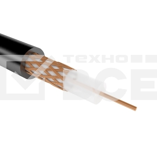 Кабель коаксиальный Rexant РК 75-2-11АИ, бухта 400 м, черный